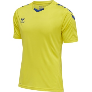 hummel Sport T-shirt hmlCORE XK Poly Jersey (robust double knit) Short sleeve yellow/blue Men