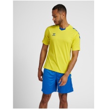 hummel Sport T-shirt hmlCORE XK Poly Jersey (robust double knit) Short sleeve yellow/blue Men