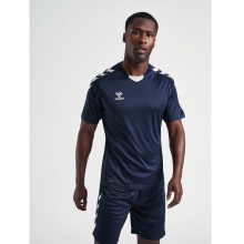 hummel Sport T-shirt hmlCORE XK Poly Jersey (robust double knit) short sleeve navy blue men