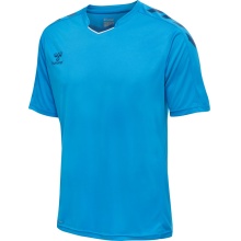 hummel Sport T-shirt hmlCORE XK Poly Jersey (robust double knit) Short sleeve blue Men