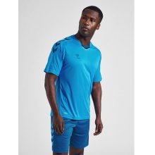 hummel Sport T-shirt hmlCORE XK Poly Jersey (robust double knit) Short sleeve blue Men