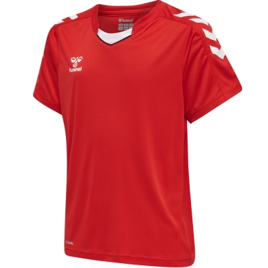 hummel Sport T-shirt hmlCORE XK Poly Jersey (robust double knit) Short sleeve red Kids