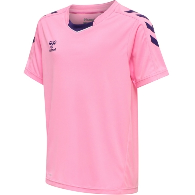 hummel Sport T-shirt hmlCORE XK Poly Jersey (robust double knit) Short sleeve pink Children