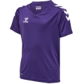 hummel Sport T-shirt hmlCORE XK Poly Jersey (robust double knit) Short sleeve purple/white Kids