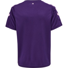 hummel Sport T-shirt hmlCORE XK Poly Jersey (robust double knit) Short sleeve purple Children