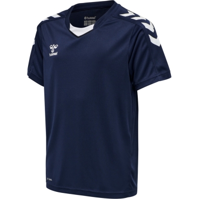 hummel Sport T-shirt hmlCORE XK Poly Jersey (robust double knit) Short sleeve navy blue Kids