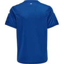 hummel Sport T-shirt hmlCORE XK Poly Jersey (robust double knit) Short sleeve dark blue Kids