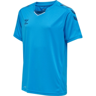 hummel Sport T-shirt hmlCORE XK Poly Jersey (robust double knit) Short sleeve blue Children