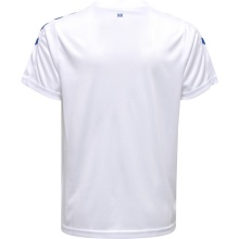 hummel Sport T-shirt hmlCORE XK Poly Jersey (robust double knit) Short sleeve white/blue Kids