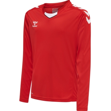 hummel Sport Long Sleeve Shirt hmlCORE XK Poly Jersey (Interlock Fabric) red Kids