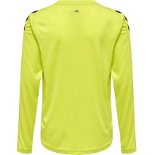 hummel Sport long-sleeved shirt hmlCORE XK Poly Jersey (Interlock fabric) lime green children