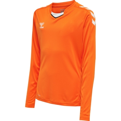 hummel Sport long-sleeved shirt hmlCORE XK Poly Jersey (Interlock fabric) orange Kids