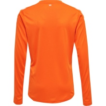 hummel Sport long-sleeved shirt hmlCORE XK Poly Jersey (Interlock fabric) orange Kids