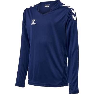 hummel Sport long-sleeved shirt hmlCORE XK Poly Jersey (Interlock fabric) navy blue children