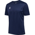 hummel Sport T-shirt hmlESSENTIAL (100% recycled Polyester) Short Sleeve Navy Blue Men's