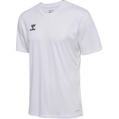 hummel Sport T-shirt hmlESSENTIAL (100% recycled Polyester) Short Sleeve White Men's