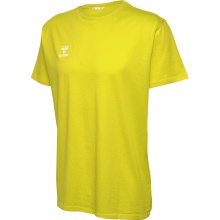 hummel Sport/Leisure T-shirt hmlGO 2.0 (Organic Cotton, Classic Design) Short Sleeve Yellow Men