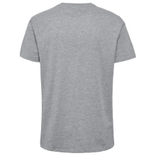 hummel Sport/Leisure T-shirt hmlGO 2.0 Logo (Organic Cotton) Short Sleeve Grey Men