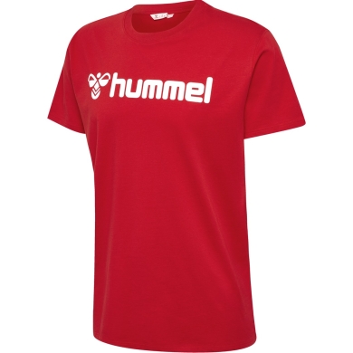 hummel Sport/Leisure T-shirt hmlGO 2.0 Logo (Organic Cotton) Short Sleeve Red Men