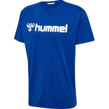 hummel Sport/Leisure T-shirt hmlGO 2.0 Logo (Organic Cotton) Short Sleeve Dark Blue Men