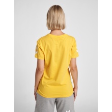 hummel Sport/Leisure Shirt hmlGO Cotton Short Sleeve Neon Yellow Women