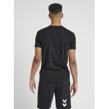 hummel Sport/Leisure T-shirt hmlGO Cotton Big Logo (Cotton) Short Sleeve Black Men