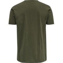 hummel Sport/Leisure T-shirt hmlGO Cotton Big Logo (Cotton) Short Sleeve Brown Green Men