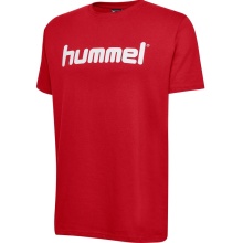 hummel Sport/Leisure T-shirt hmlGO Cotton Big Logo (Cotton) Short Sleeve red Children