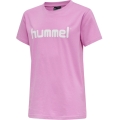 hummel Sport/Leisure T-shirt hmlGO Cotton Big Logo (Cotton) Short Sleeve orchidpink Children