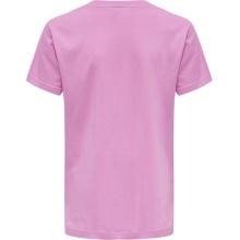 hummel Sport/Leisure T-shirt hmlGO Cotton Big Logo (Cotton) Short Sleeve orchidpink Children