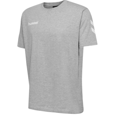 hummel Sport/Leisure T-shirt hmlGO Cotton Short Sleeve Grey Children