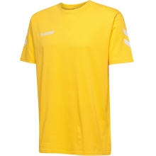 hummel Sport/Leisure T-shirt hmlGO Cotton Short Sleeve yellow Children