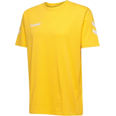 hummel Sport/Leisure T-shirt hmlGO Cotton Short Sleeve yellow Children