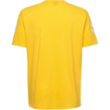 hummel Sport/Leisure T-shirt hmlGO Cotton Short Sleeve yellow Children