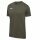 hummel Sport/Leisure T-shirt hmlGO Cotton Short Sleeve brown-green Children