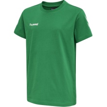 hummel Sport/Leisure T-shirt hmlGO Cotton Short Sleeve Green Kids