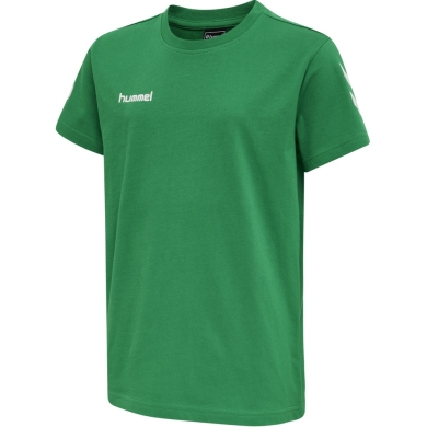 hummel Sport/Leisure T-shirt hmlGO Cotton Short Sleeve Green Kids