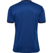 hummel Sport T-shirt hmlQ4 Poly Jersey (lightweight mesh fabric) short sleeve dark blue men