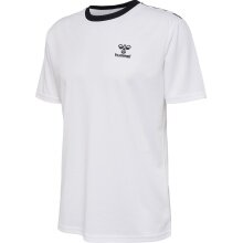 hummel Sport T-shirt hmlSTALTIC Poly Jersey (Mesh Material) Short Sleeve white Men