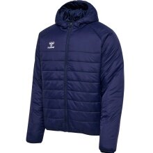 hummel Winter Jacket hmlGO Quilted Hood (lightweight, breathable) navy blue Men