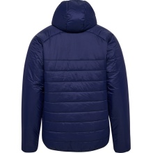 hummel Winter Jacket hmlGO Quilted Hood (lightweight, breathable) navy blue Men