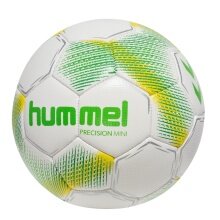 hummel Mini football hmlPRECISION Mini white/green/yellow - 1 ball