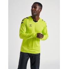 hummel Sport long-sleeved shirt hmlCORE XK Poly Jersey (interlock fabric) lime green men