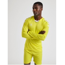 hummel Sport Long Sleeve Shirt hmlCORE XK Poly Jersey (Interlock Fabric) yellow Men