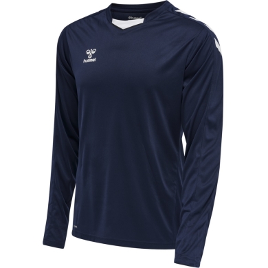 hummel Sport Long Sleeve Shirt hmlCORE XK Poly Jersey (Interlock Fabric) Navy Blue Men