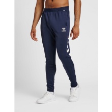 hummel Sports Trousers hmlCORE XK Training Poly Pants (Polyester Sweat Fabric) Long Navy Blue Men