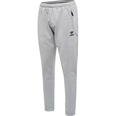 hummel Sports Trousers hmlMOVE Grid Cotton Pant (100% Cotton) long grey Men