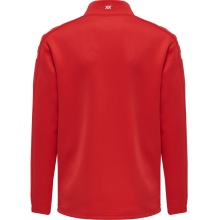 hummel Sport Training Jacket hmlCORE XK Poly Zip Sweat (Polyester Sweat Fabric, Front Zipper) red Kids