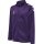 hummel Sport Training Jacket hmlCORE XK Poly Zip Sweat (Polyester Sweat Fabric, Front Zipper) Purple/White Kids