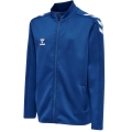 hummel Sport training jacket hmlCORE XK Poly Zip Sweat (polyester sweat fabric, front zipper) dark blue children